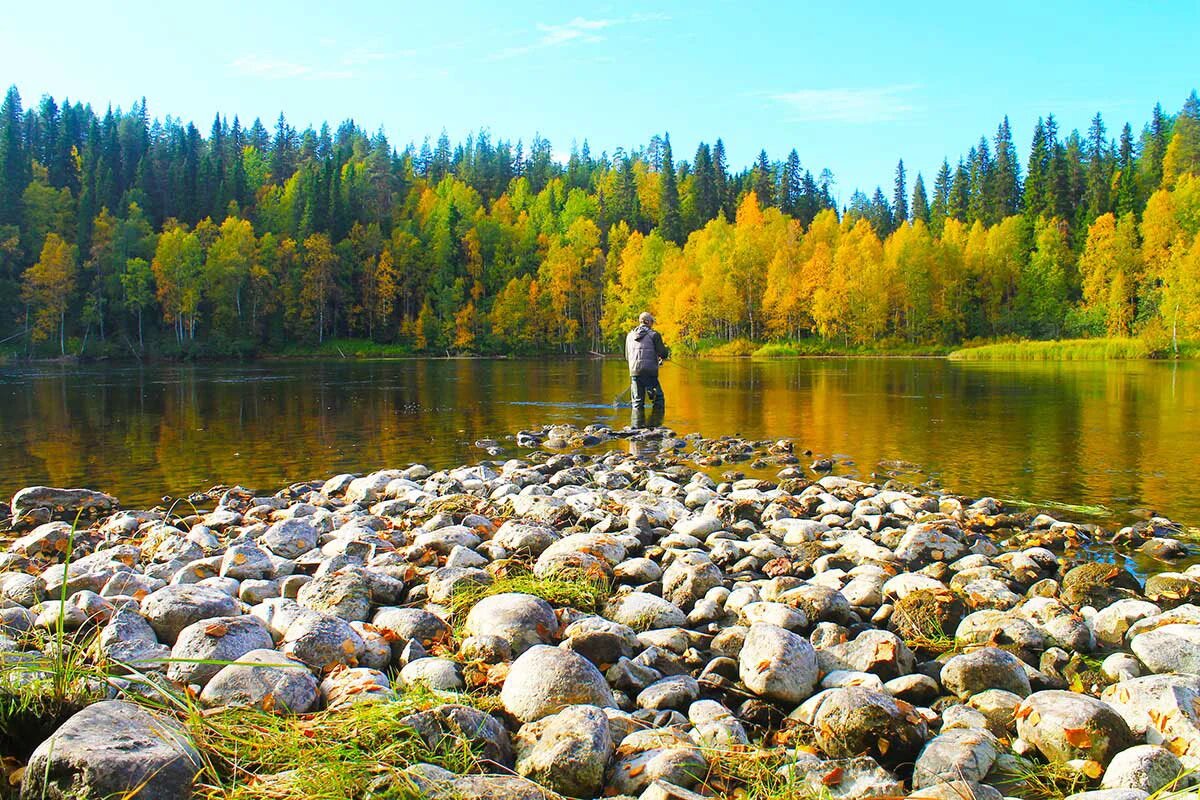 Рыбалка в карелии фото